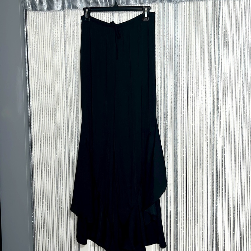 Victoria Secrets black satin pajama set. - Picture 2 of 4